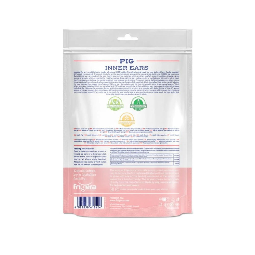 Natural Dog Chews Indre Griseører 250gr