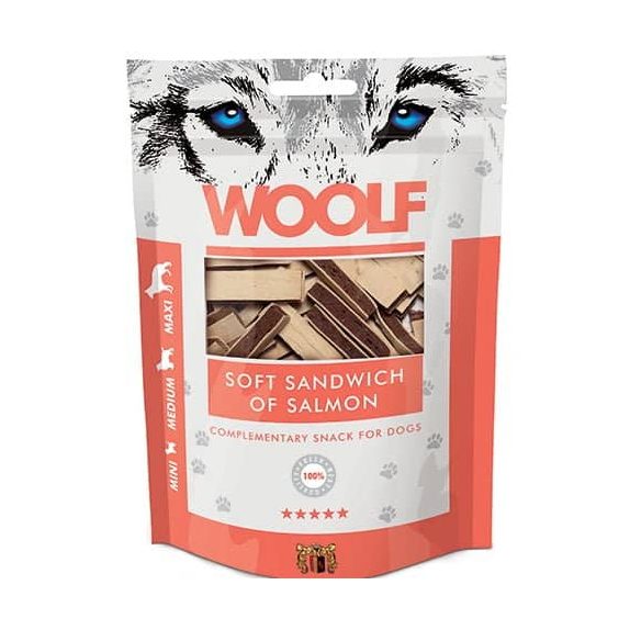 Woolf Soft Sandwich Laks 100g