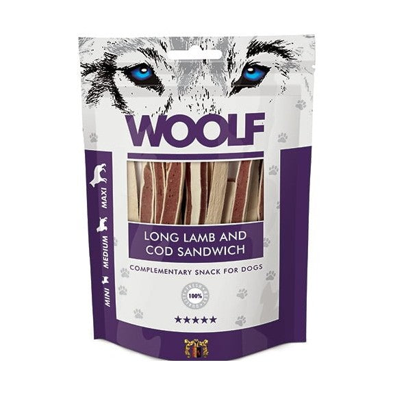 Woolf Lang Lamme og Torsk Sandwich 100g