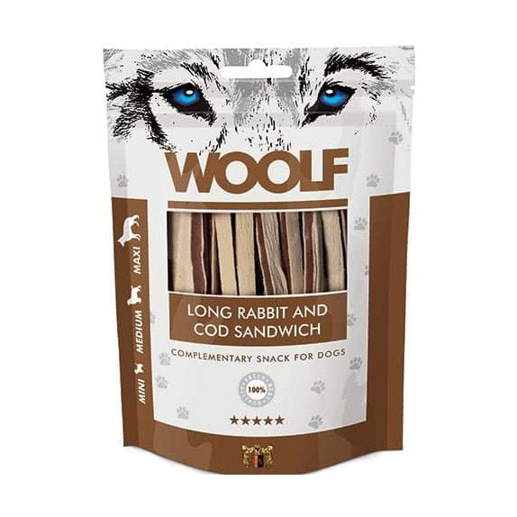 Woolf Lang Kanin og Torsk Sandwich 100g