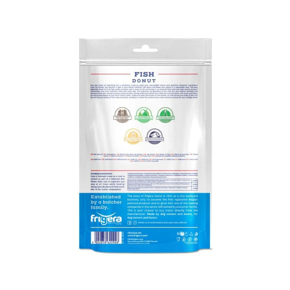 Natural Dog Chews Fiskedonut 2stk, 110g