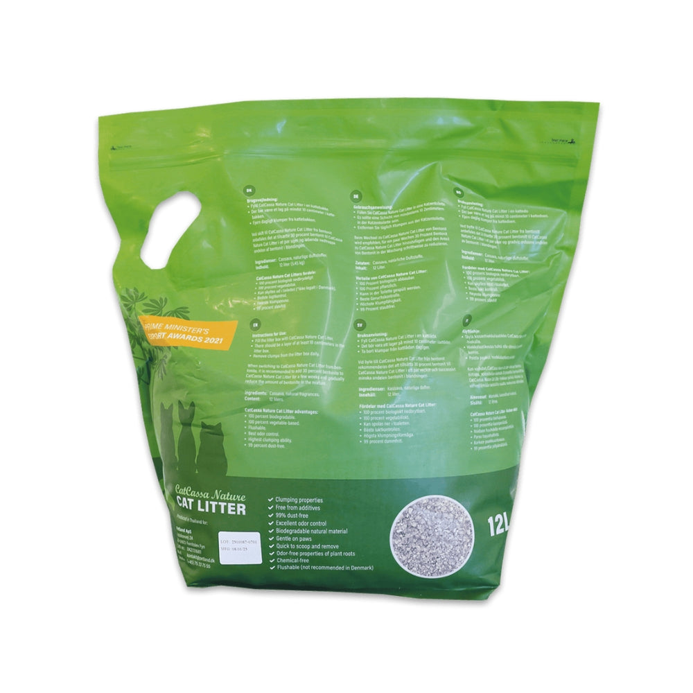 CatCassa Nature kattegrus (Bær) 12 liter