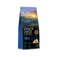 Profine Junior Large Chicken & Potatoes 12 kg tørfoder til store hvalpe, pose set forfra