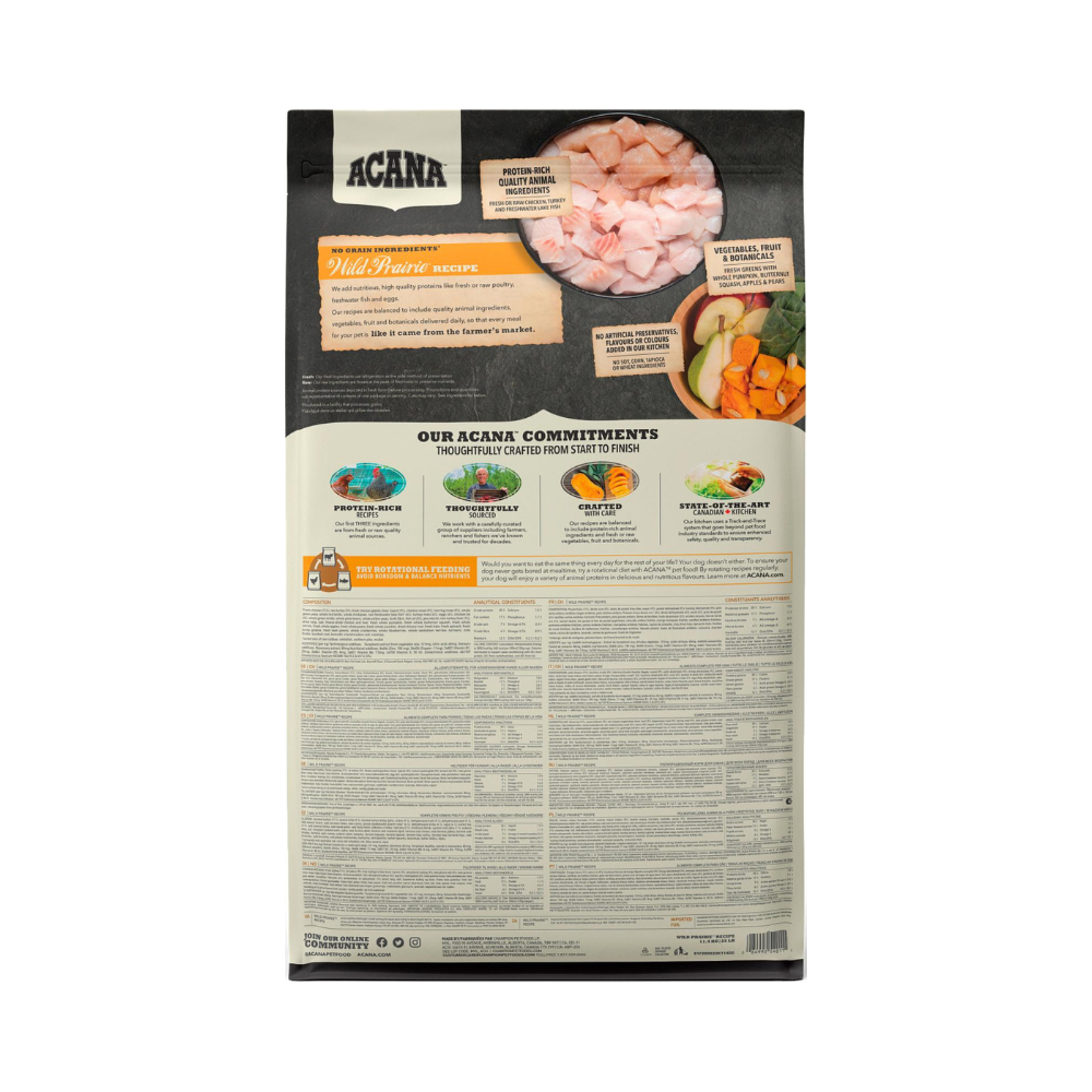 ACANA Highest Protein Dog Wild Prairie 11,4kg