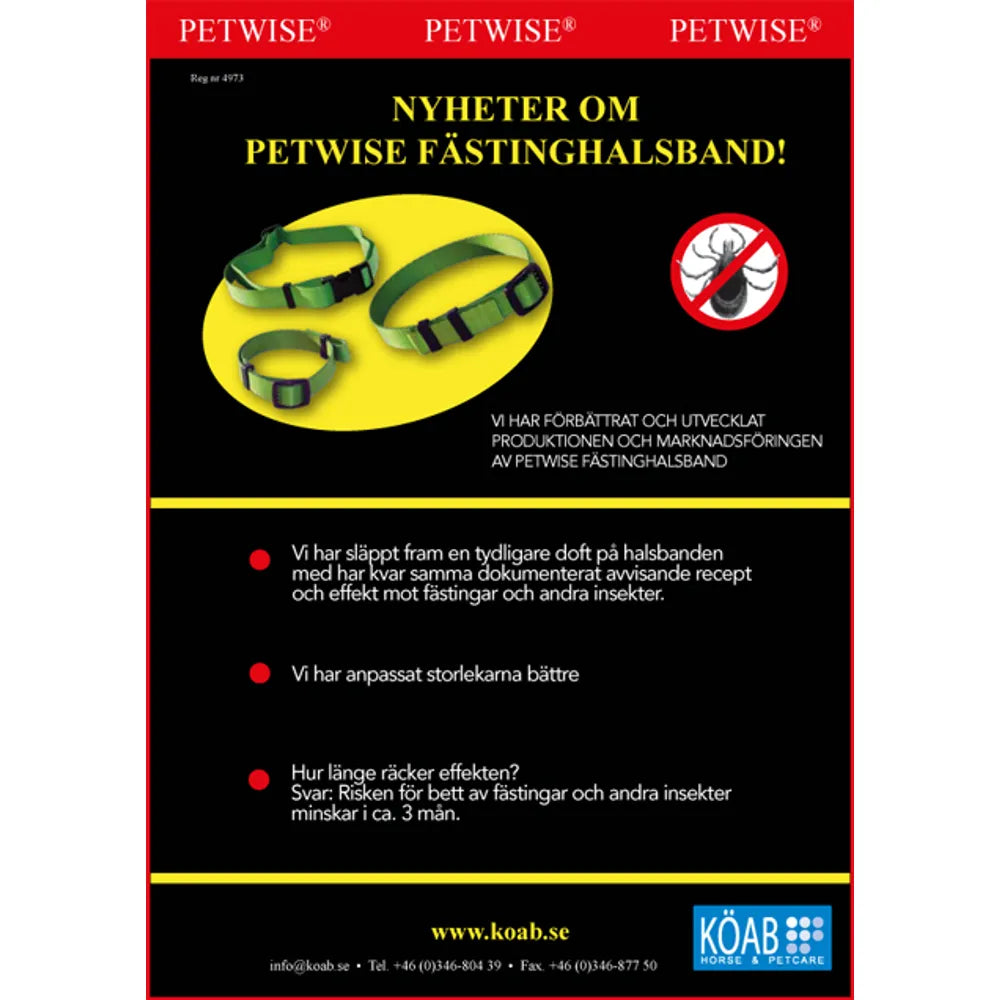 Petwise Flåthalsbånd Kat