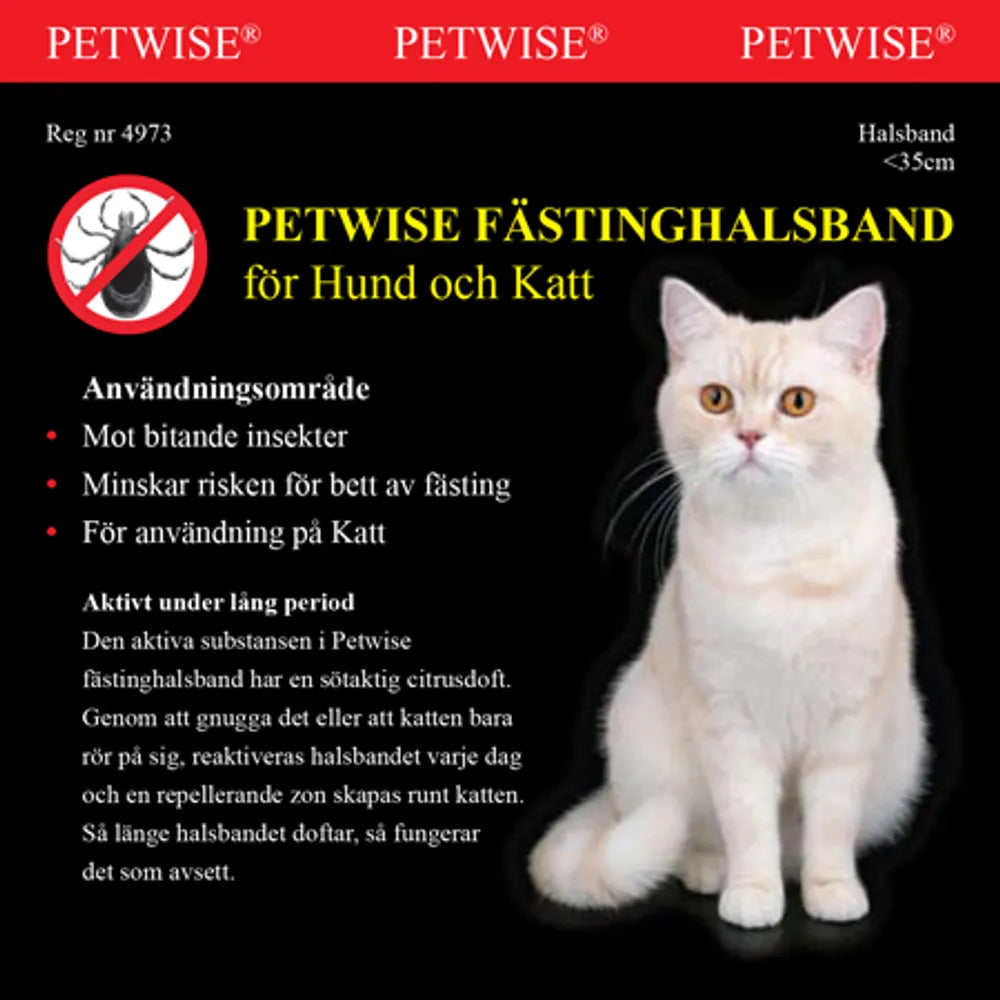 Petwise Flåthalsbånd Kat