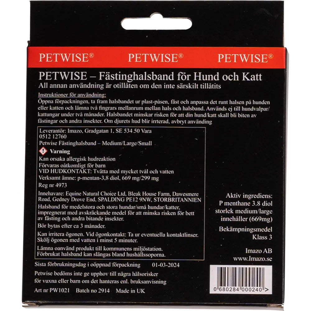 Petwise Flåthalsbånd