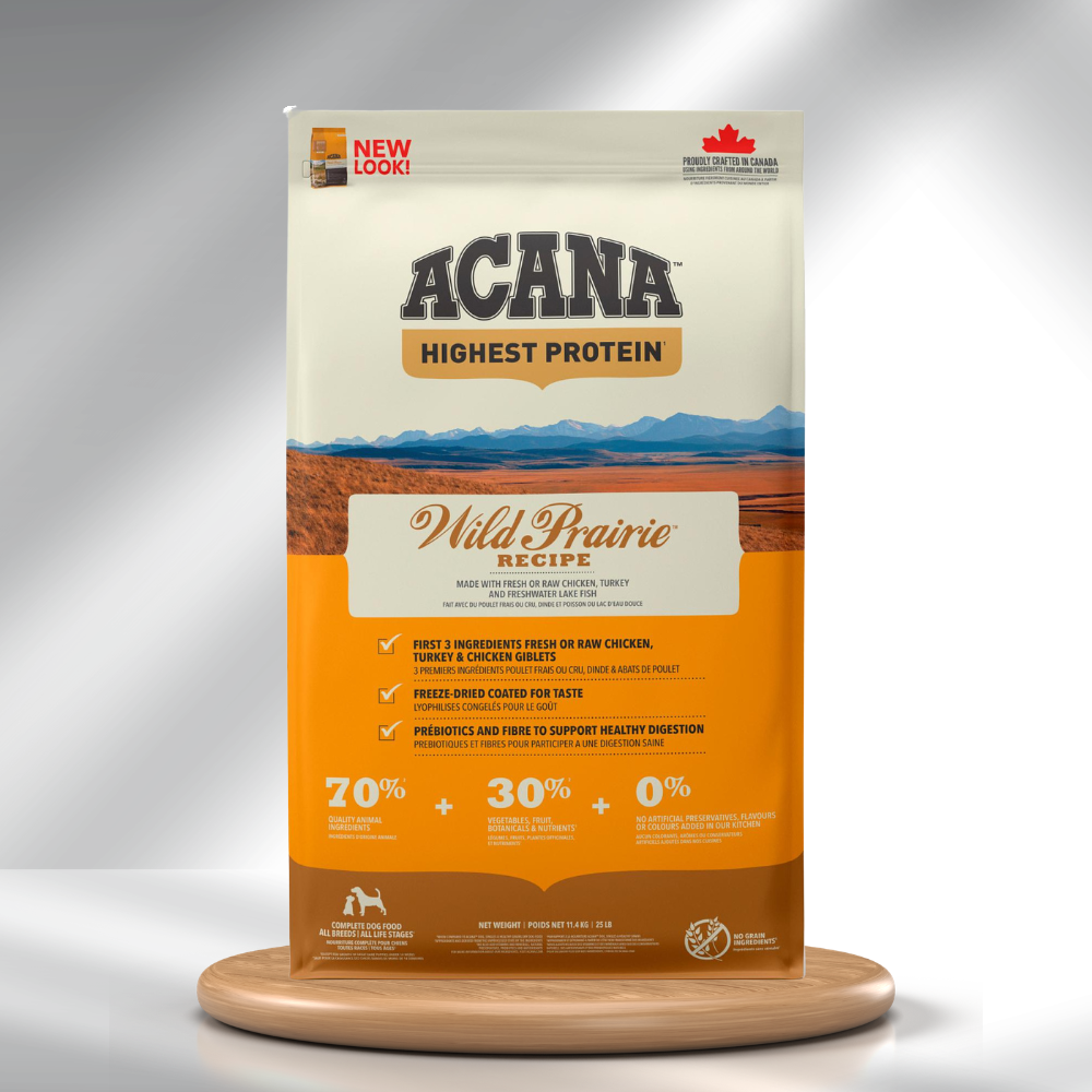 ACANA Highest Protein Dog Wild Prairie 11,4kg