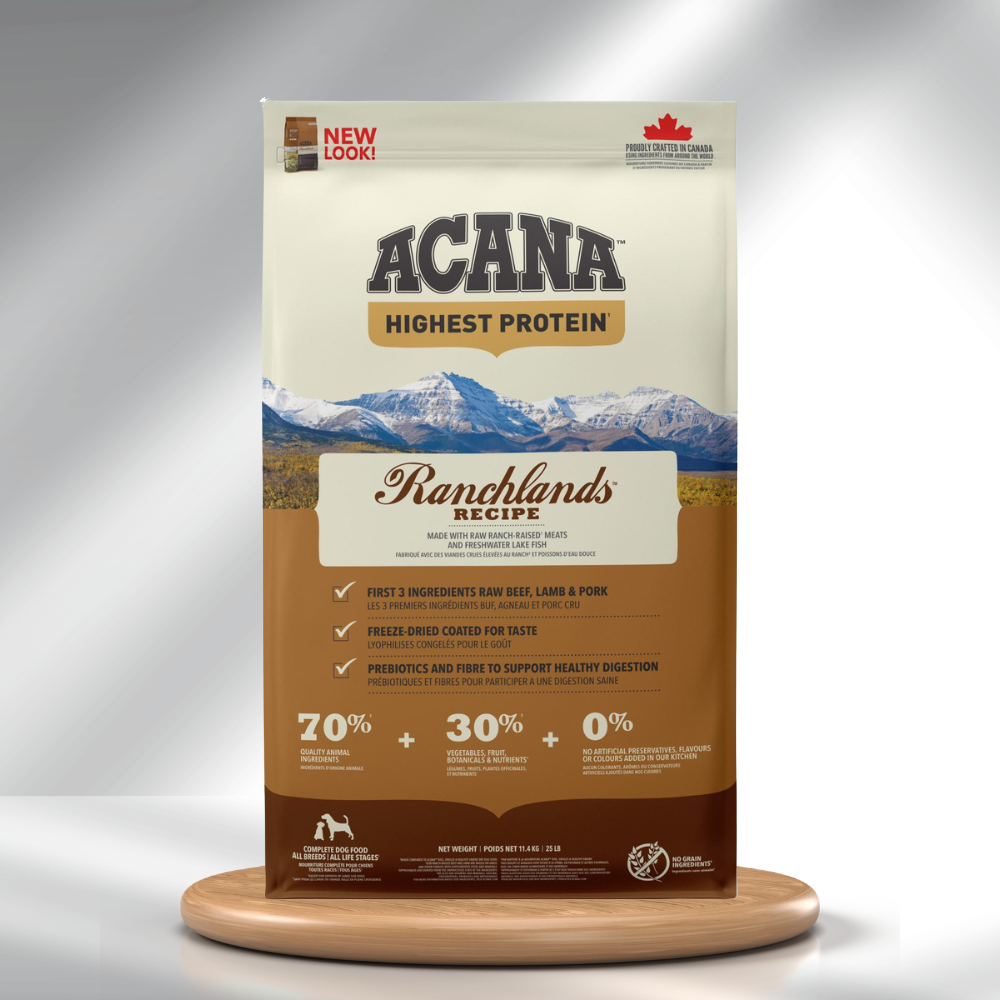 ACANA Highest Protein Dog Ranchlands 11,4kg