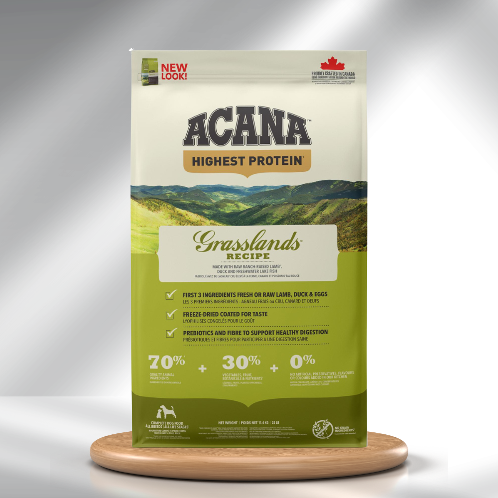 ACANA Highest Protein Dog Grasslands 11,4kg
