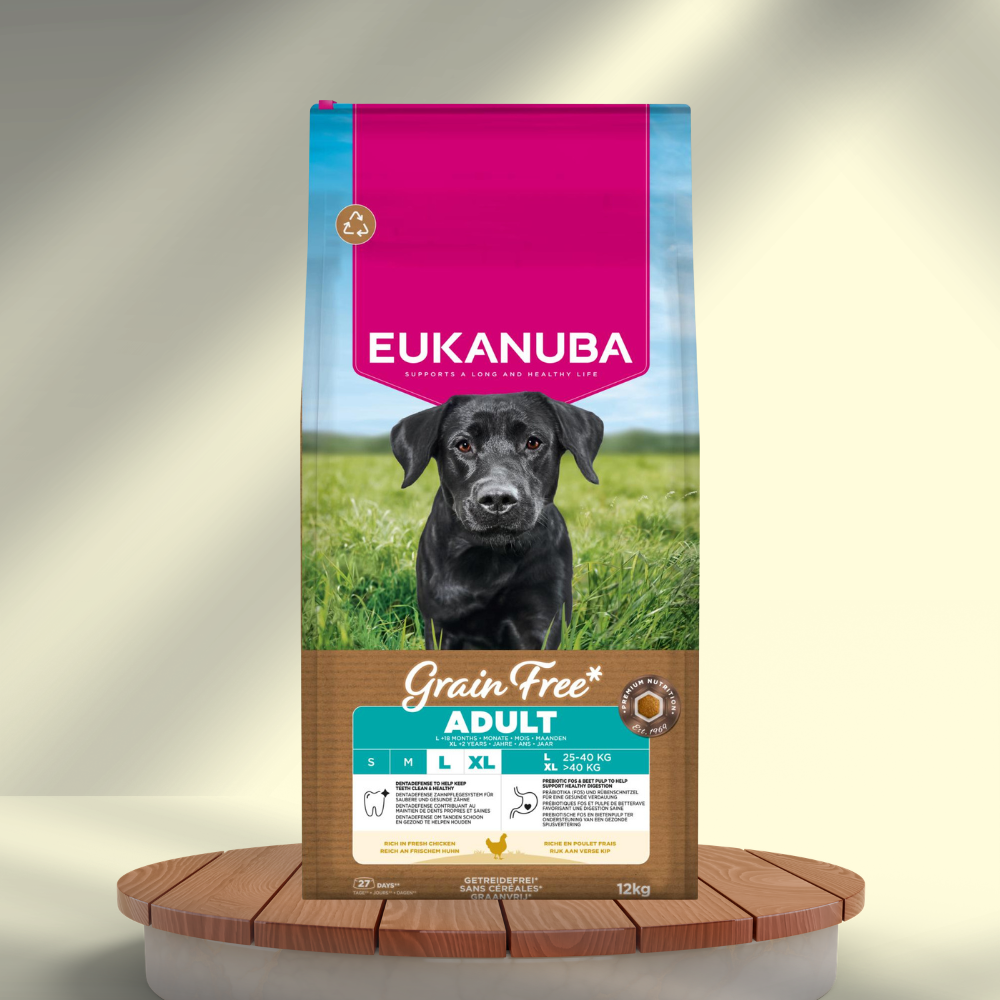EUKANUBA Adult Large Breed Grainfree Kylling 12kg