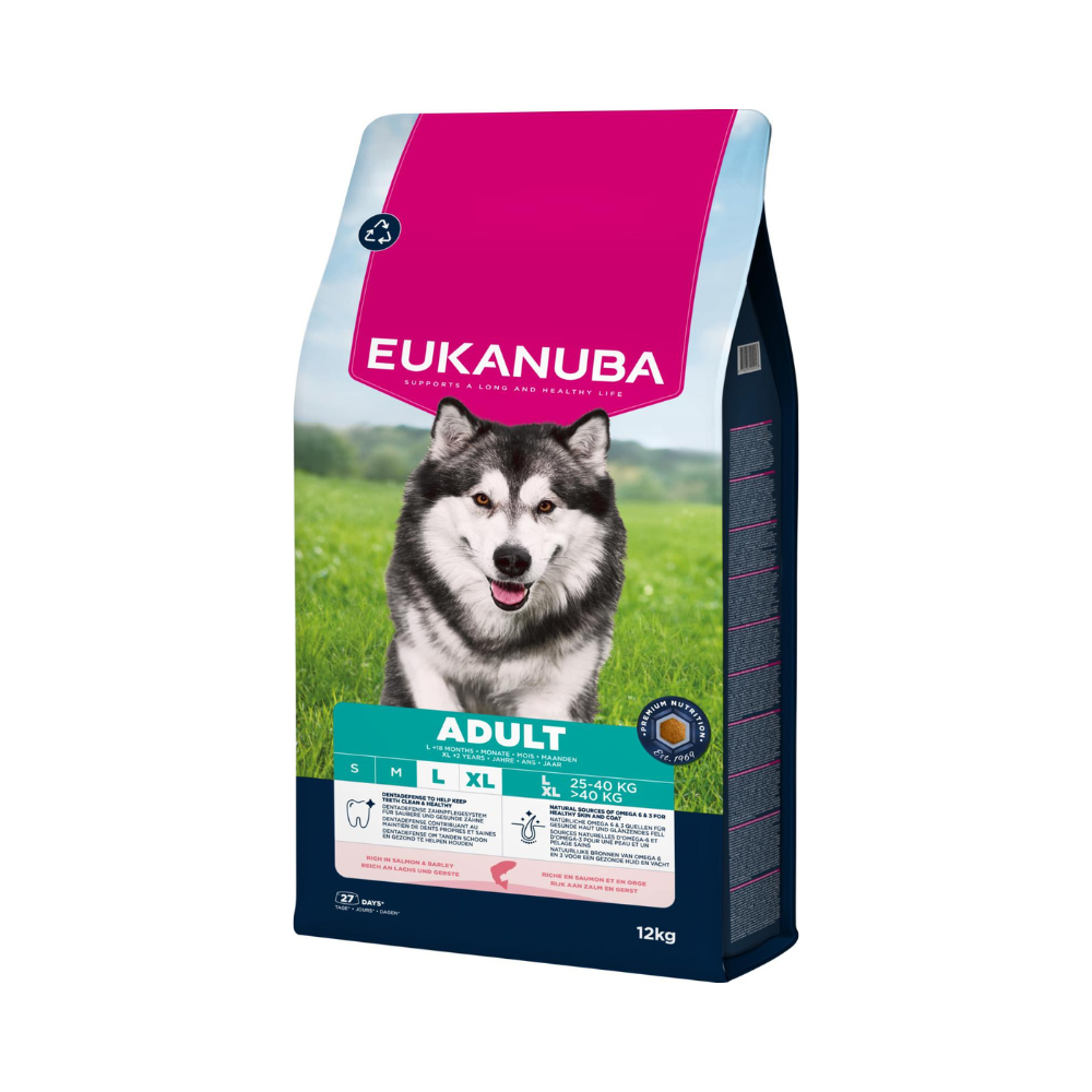 EUKANUBA Adult Large Breed Laks & Byg 12kg