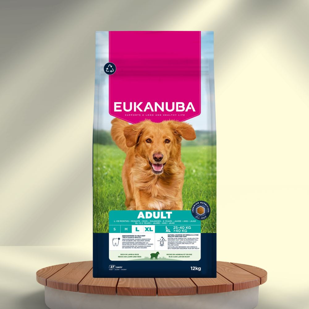 EUKANUBA Adult Large Breed Lam & Ris 12kg
