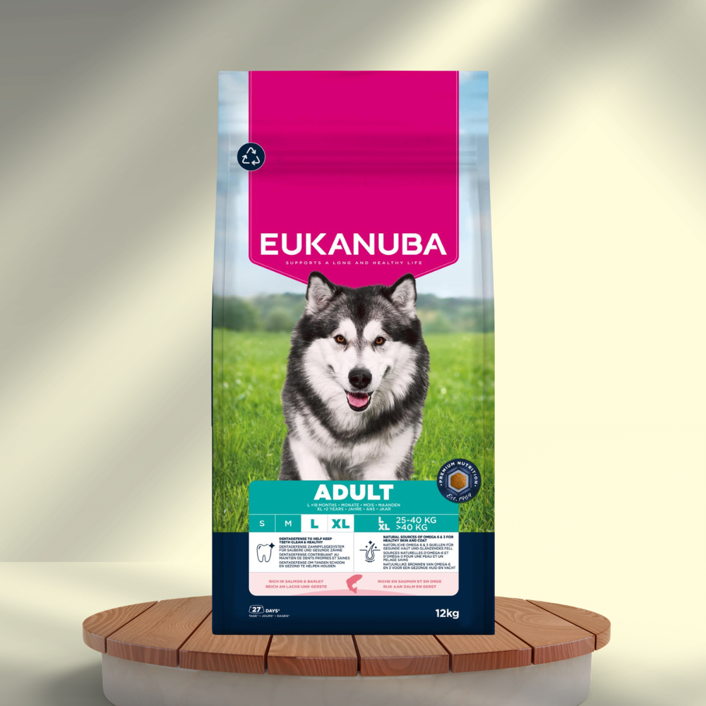 EUKANUBA Adult Large Breed Laks & Byg 12kg