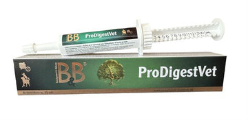 B&B ProDigestVet pasta med mælkesyrebakterier til hund og kat, 15 ml, pakning set forfra