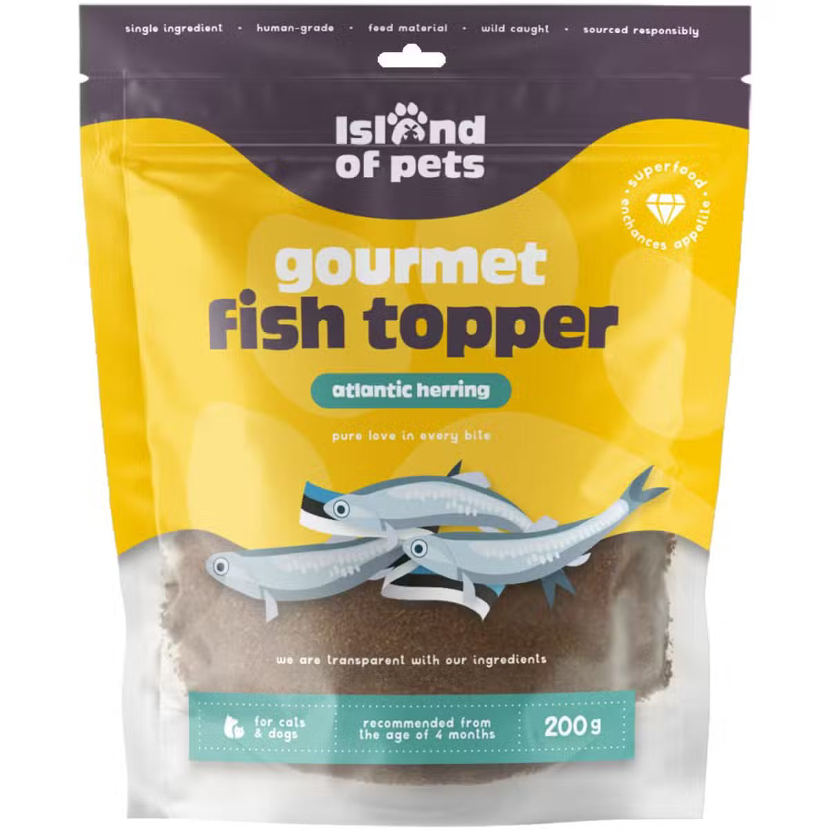 Island of Pets, Gourmet fish topper, 80g