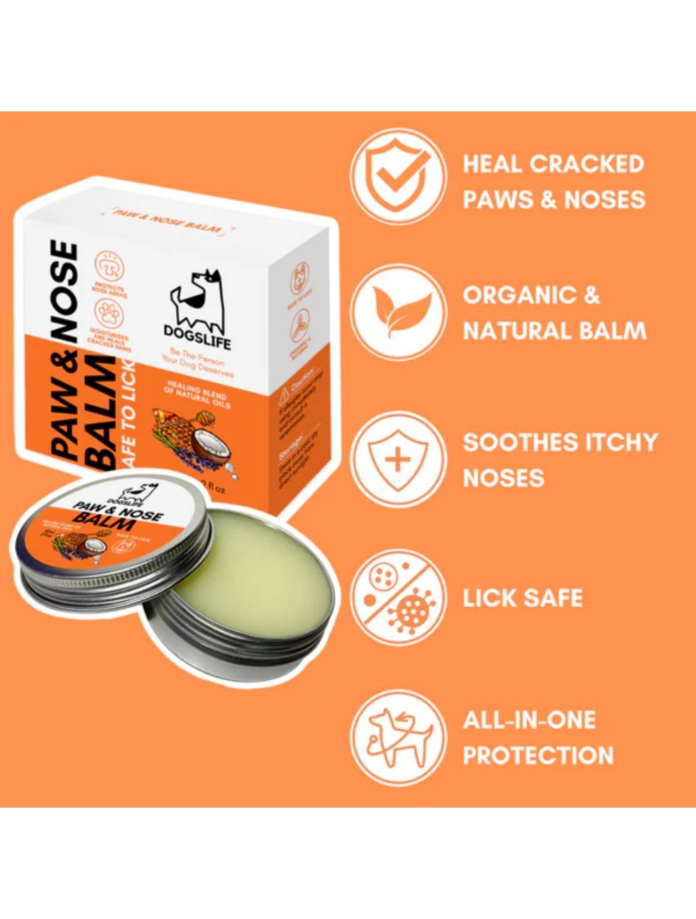 Dogslife Pote og næsecreme 60ml